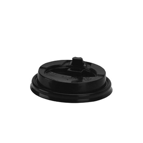 Black Reclosable Lids for 8oz