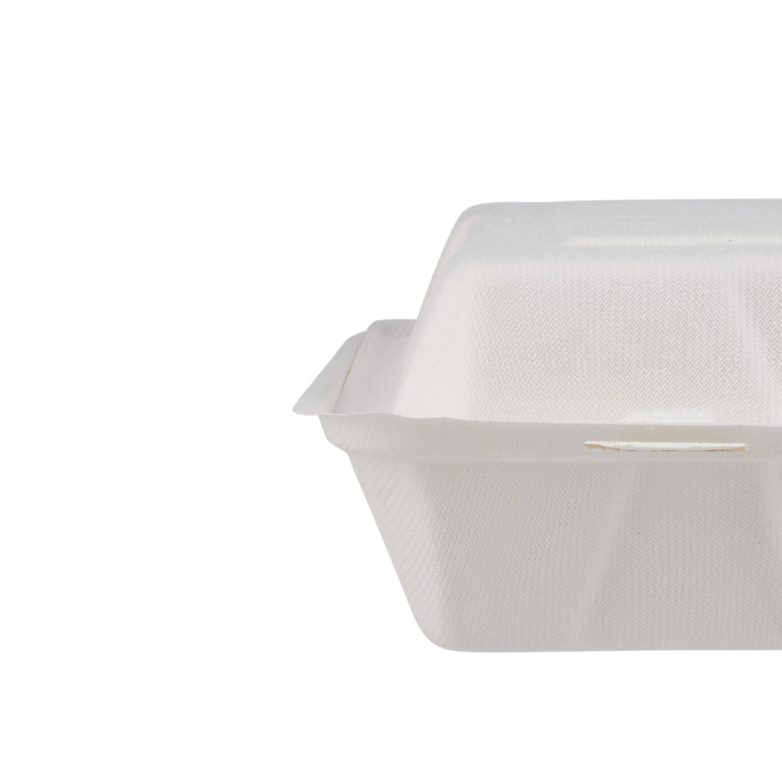 9″ X 9″ 3-COMPARTMENT BIODEGRADABLE BAGASSE CLAMSHELL